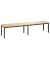 Garderobenbank Basic 8052-000 S00001 buche Holz 196,0 cm